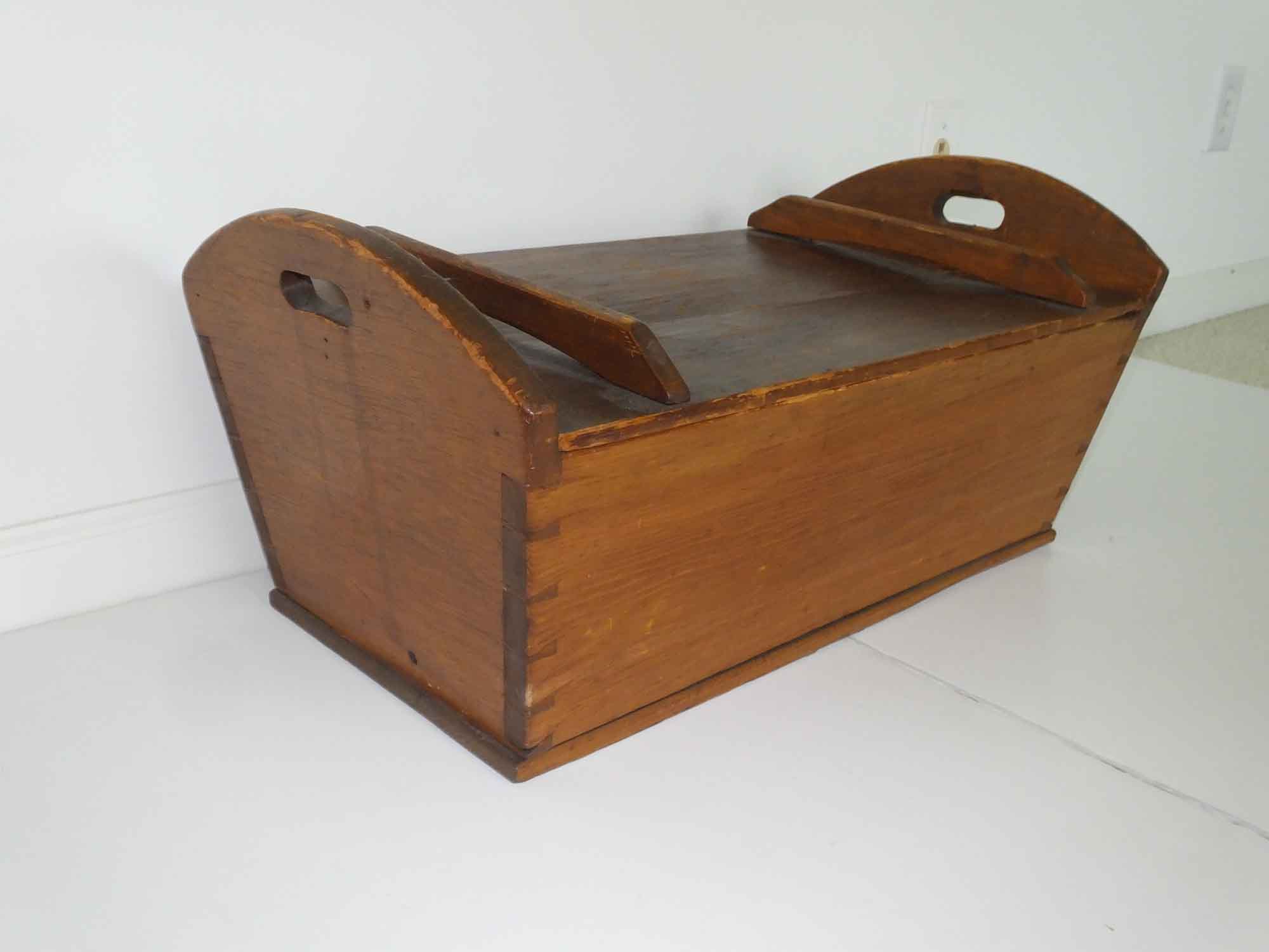 Antique Wood Bread Box