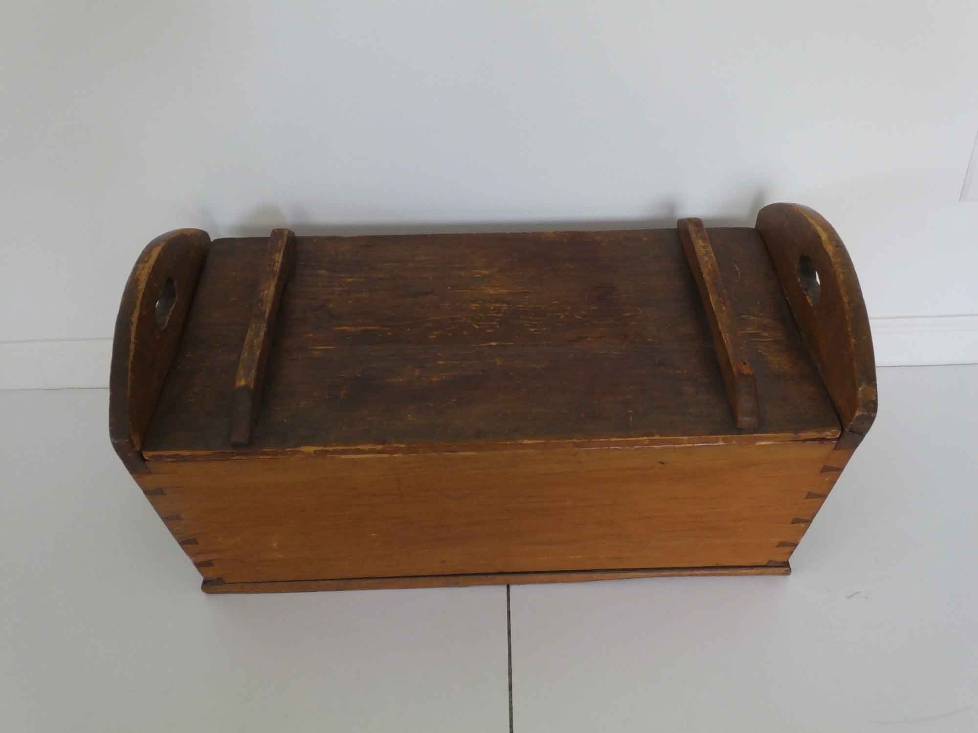 Antique Wood Bread Box