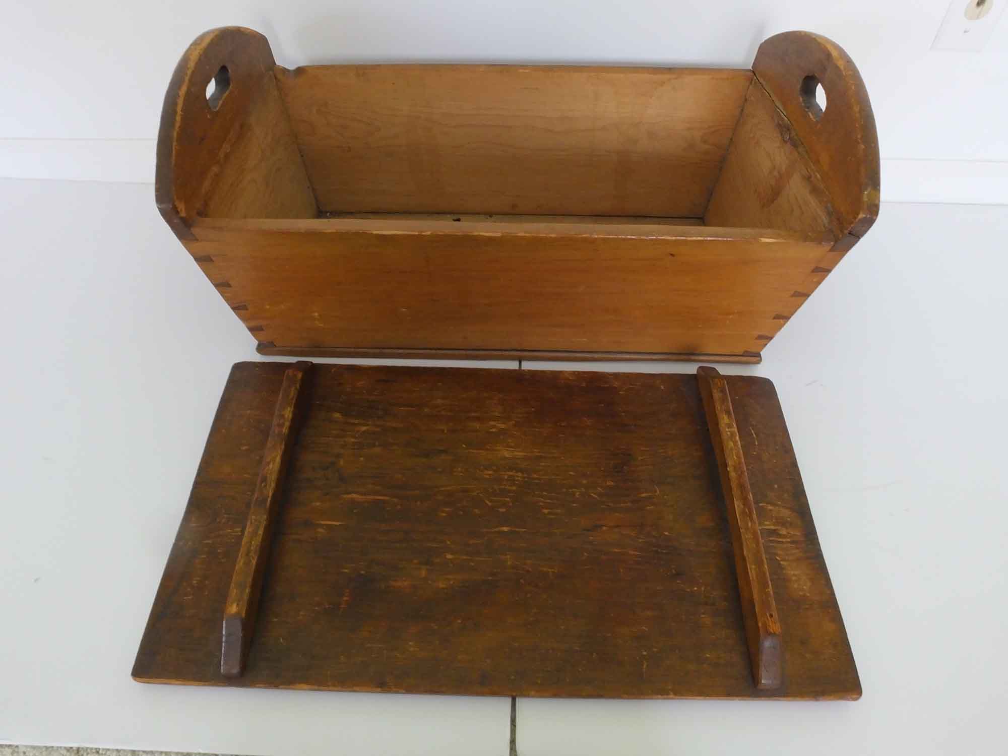 Antique Wood Bread Box