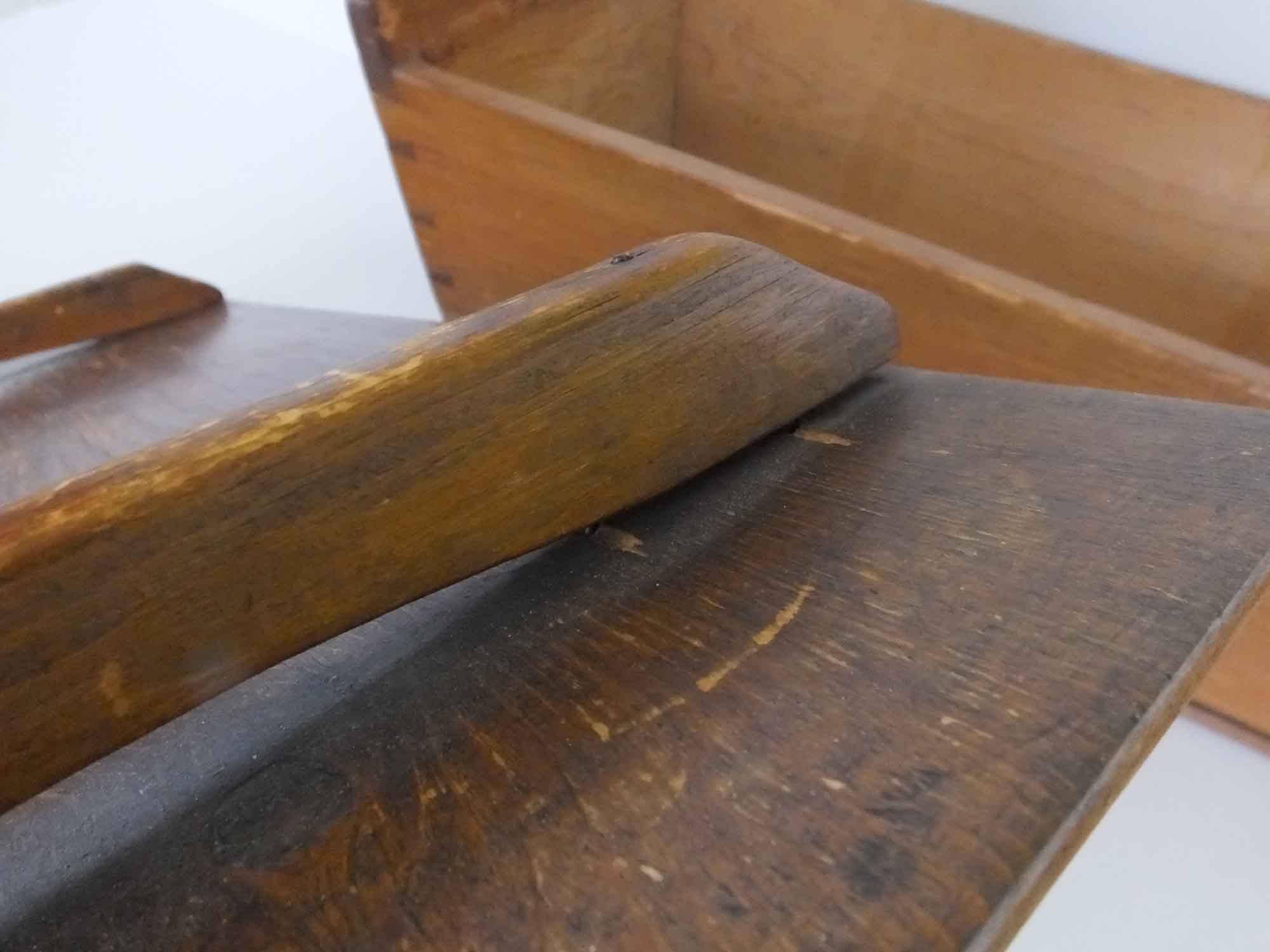 Antique Wood Bread Box