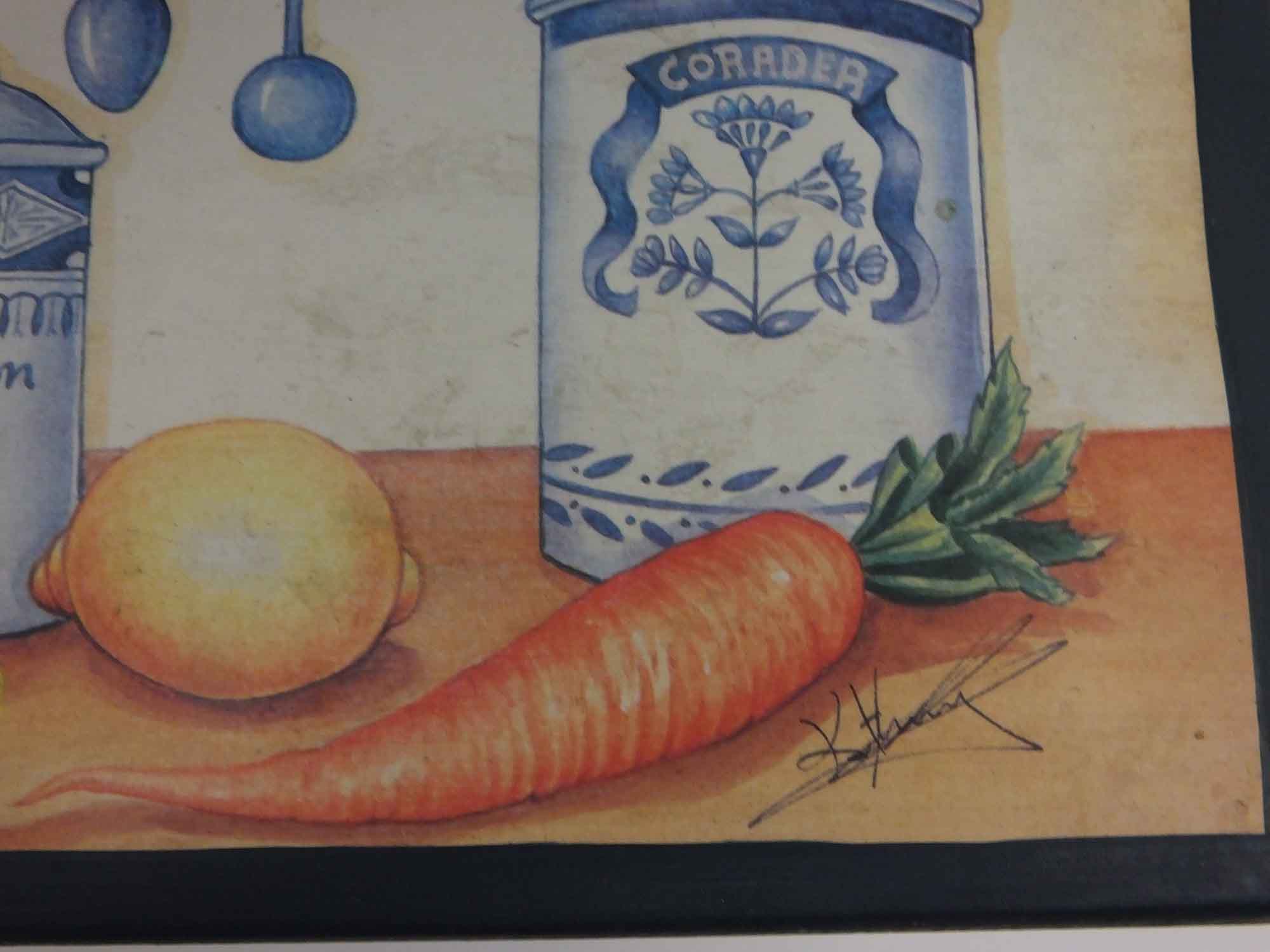 Painted Wood Kitchen Step Stool