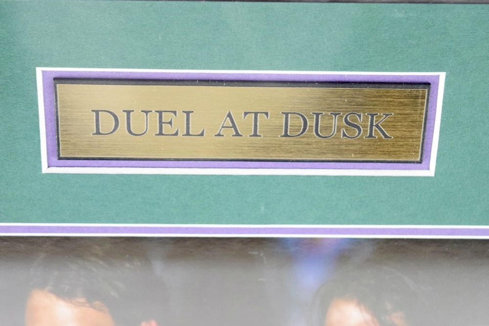 Framed Wimbledon Federer & Nadal Signed Tennis Balls, 2008