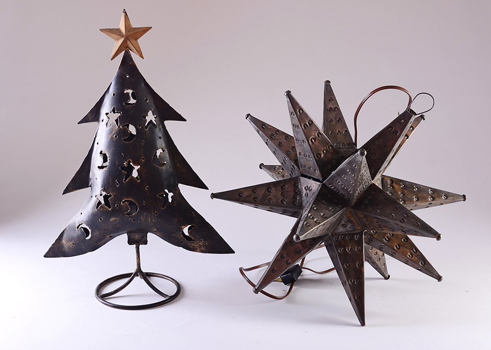 Moravian Starlight and Christmas Tree Candle