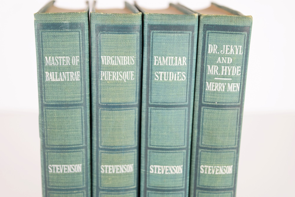1906 Medallion Edition Publication of Stevenson Books, Nine Vols.