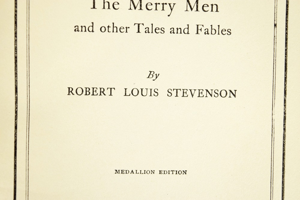 1906 Medallion Edition Publication of Stevenson Books, Nine Vols.