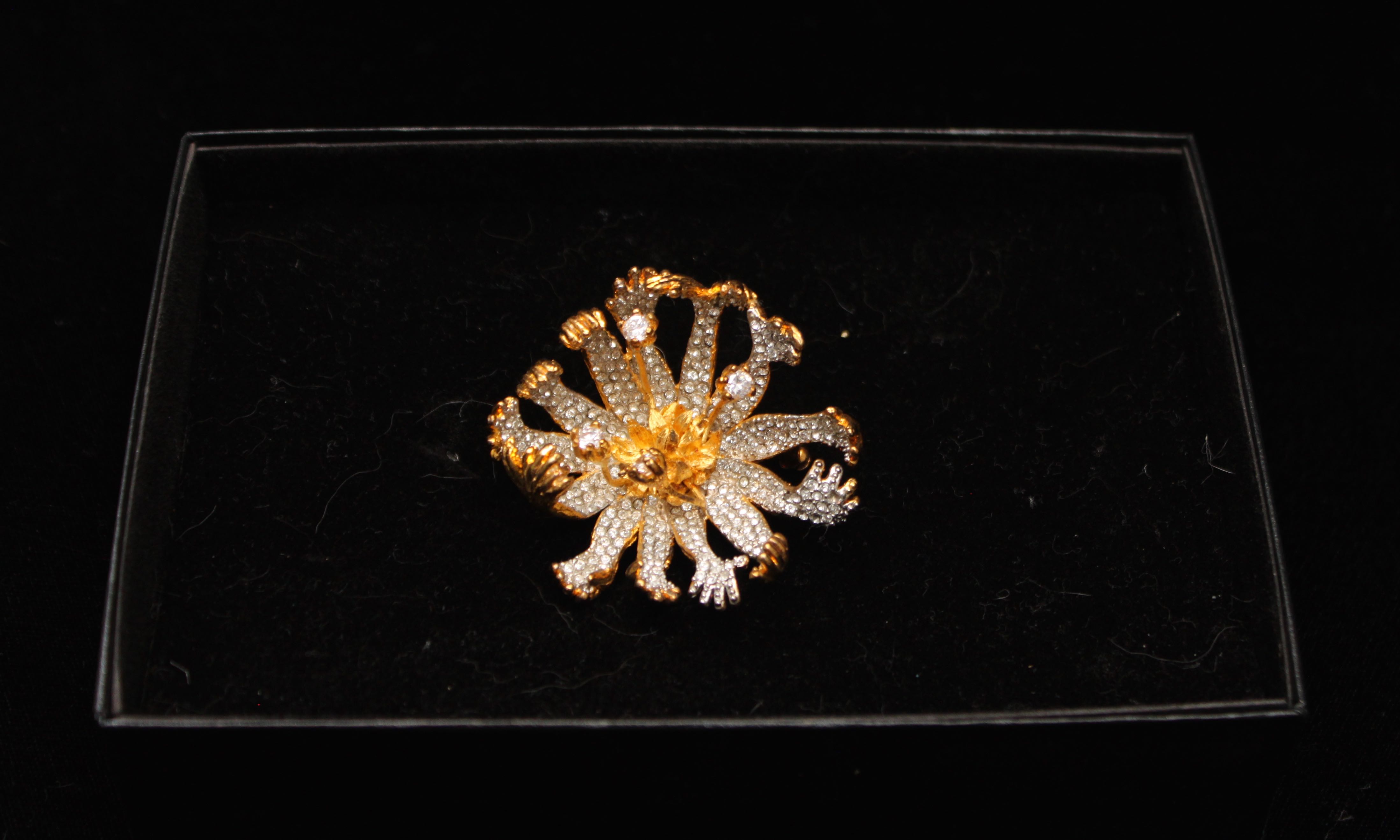 Salvador Dali Art-in-Jewels Authorized Reproduction Brooch