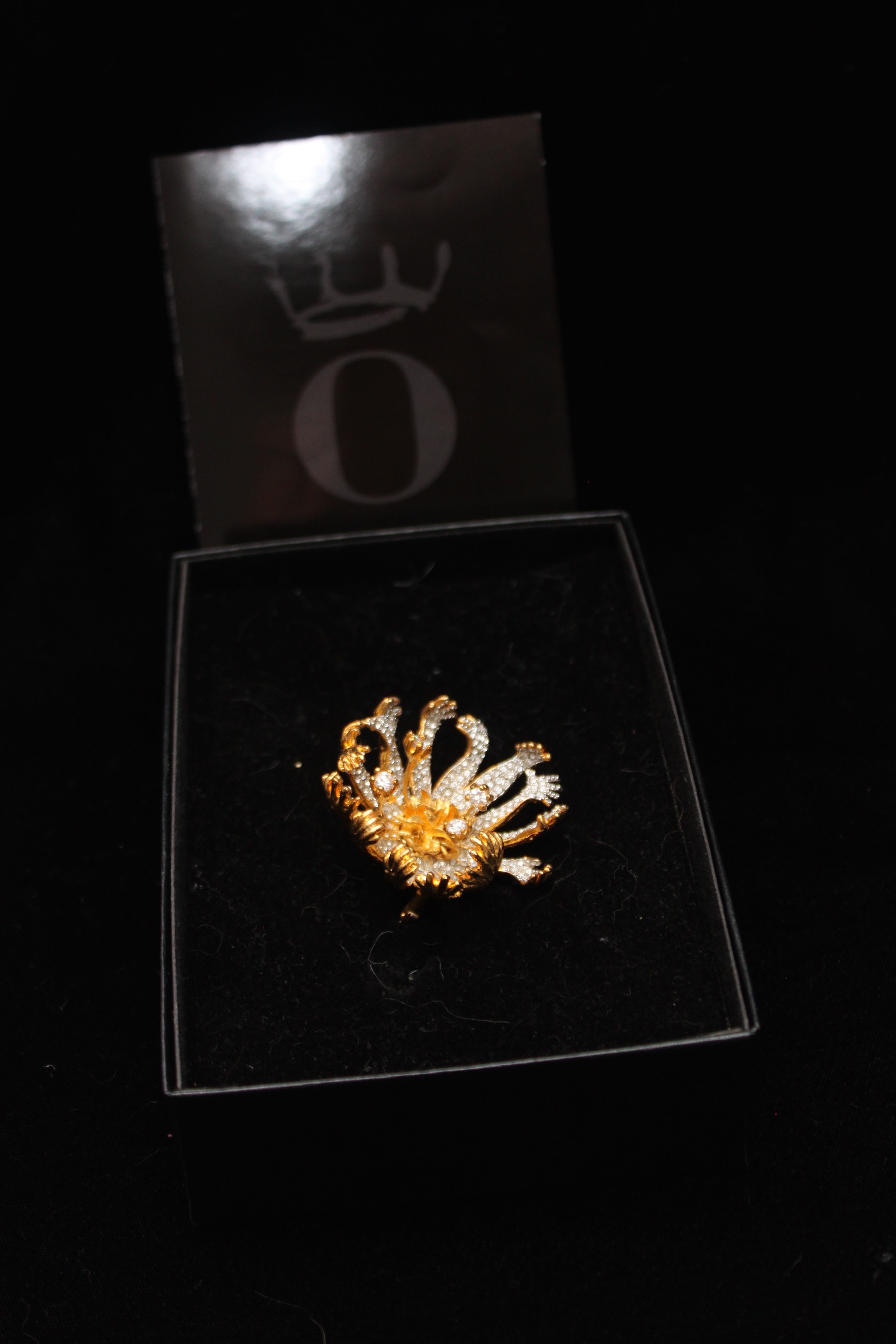 Salvador Dali Art-in-Jewels Authorized Reproduction Brooch