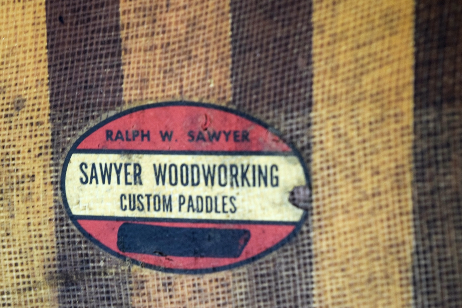 Six Vintage Wooden Canoes Paddles in Various Shapes and Sizes