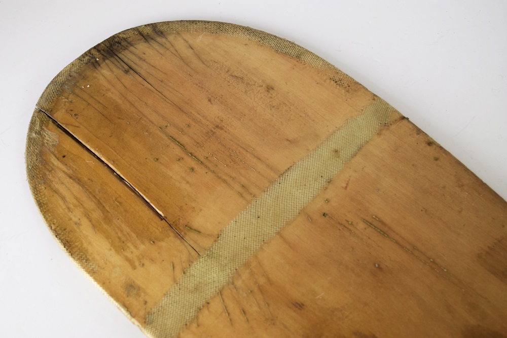 Six Vintage Wooden Canoes Paddles in Various Shapes and Sizes