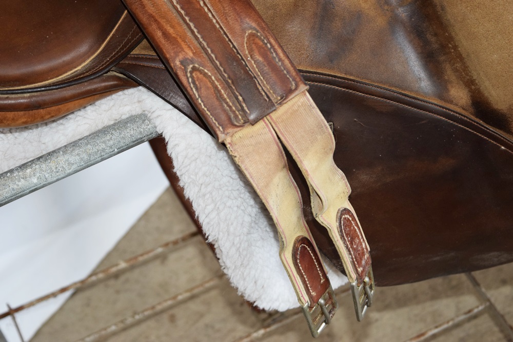 Vintage George Kieffer Munchen Dressage Saddle with Girth