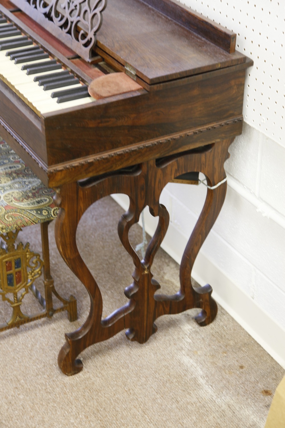 Civil War Era Melodeon with Stool