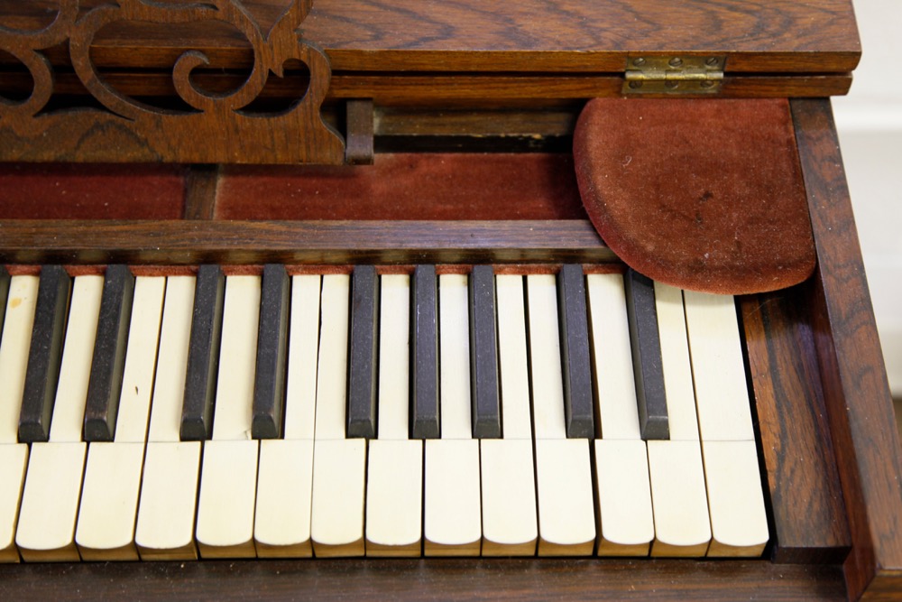 Civil War Era Melodeon with Stool