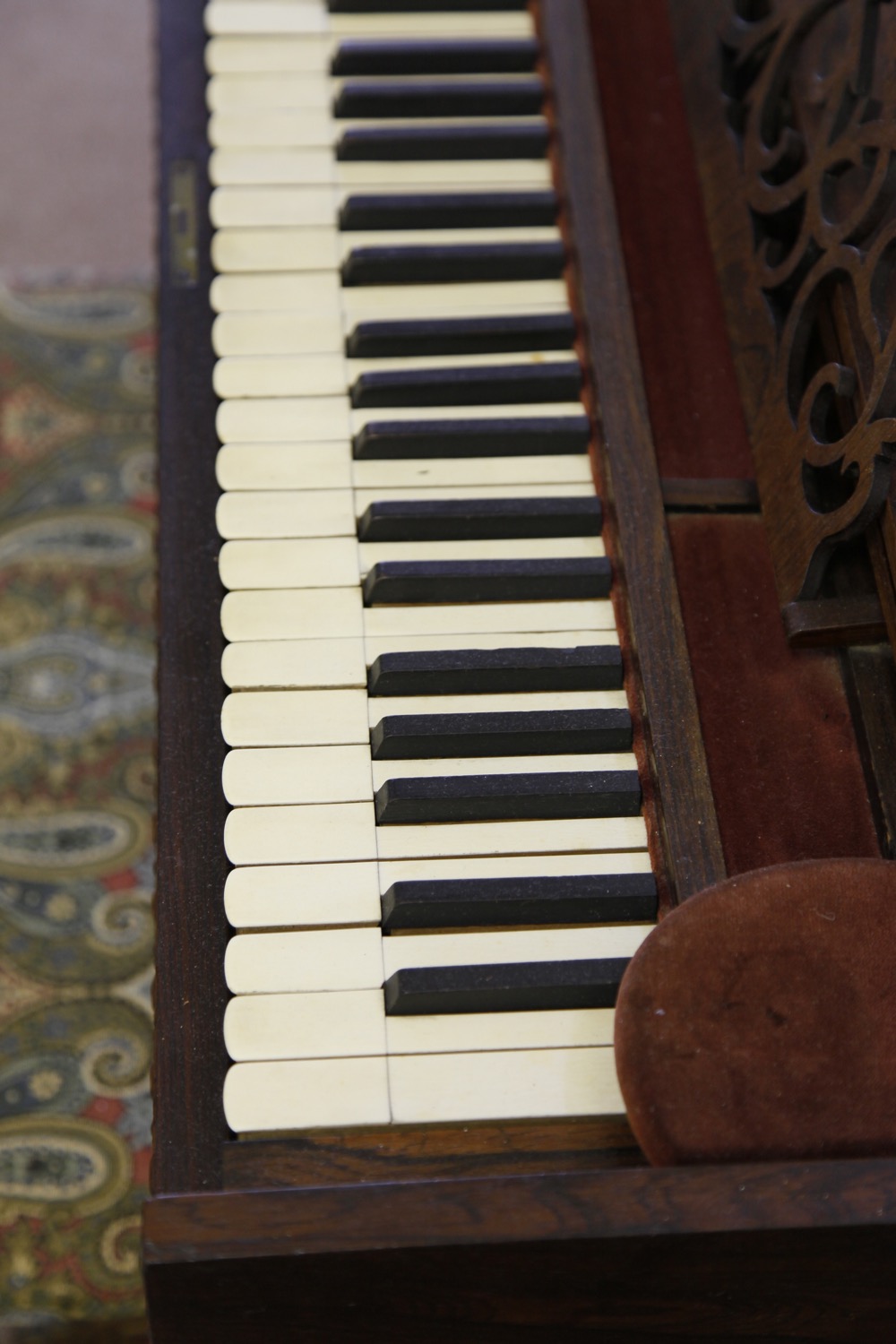 Civil War Era Melodeon with Stool