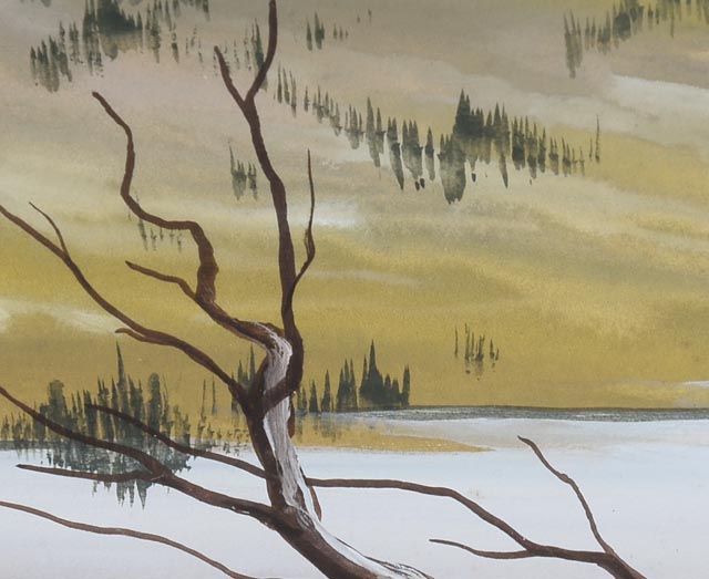 Original Gouache Painting by White Buffalo / Bobby Hill