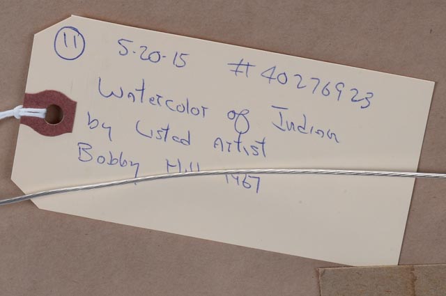 Original Gouache Painting by White Buffalo / Bobby Hill