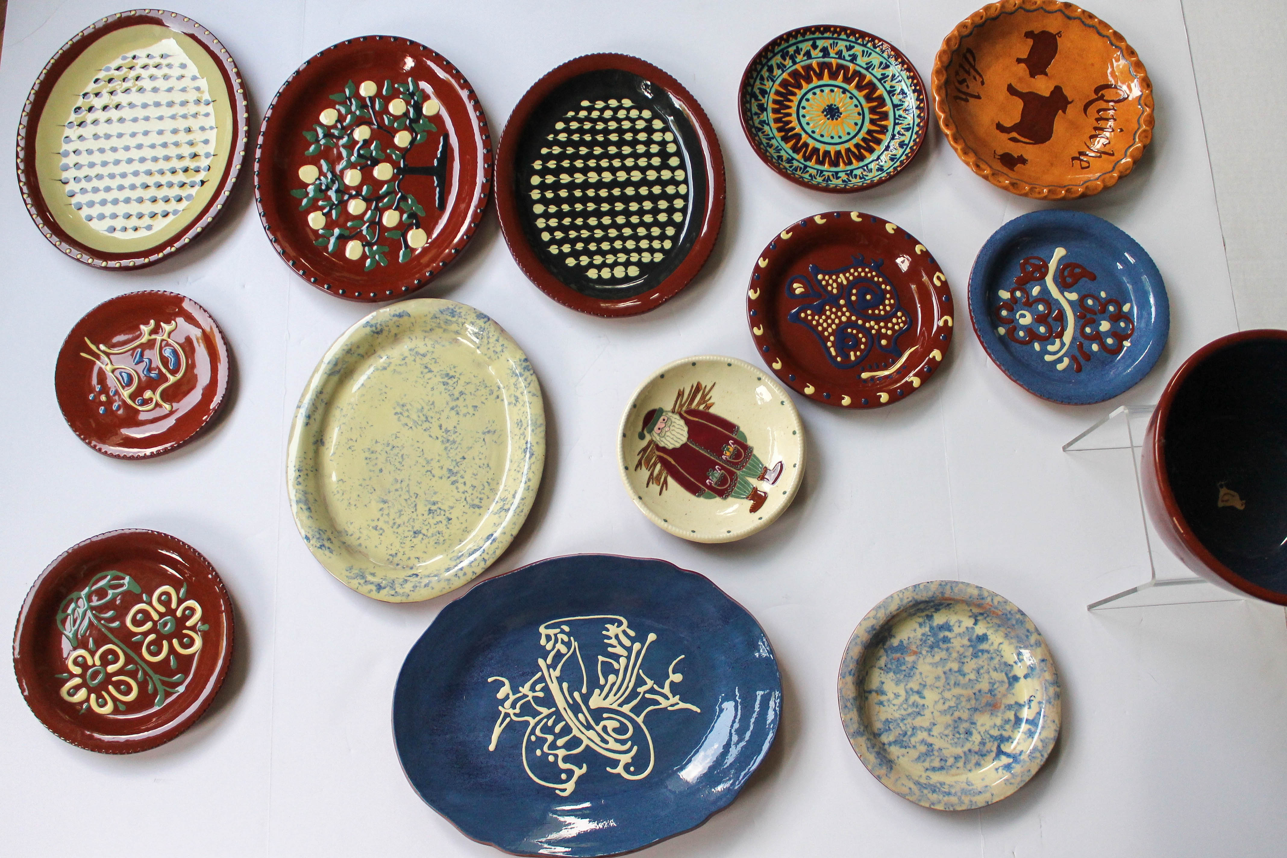 Exemplary Redware Pottery Collection