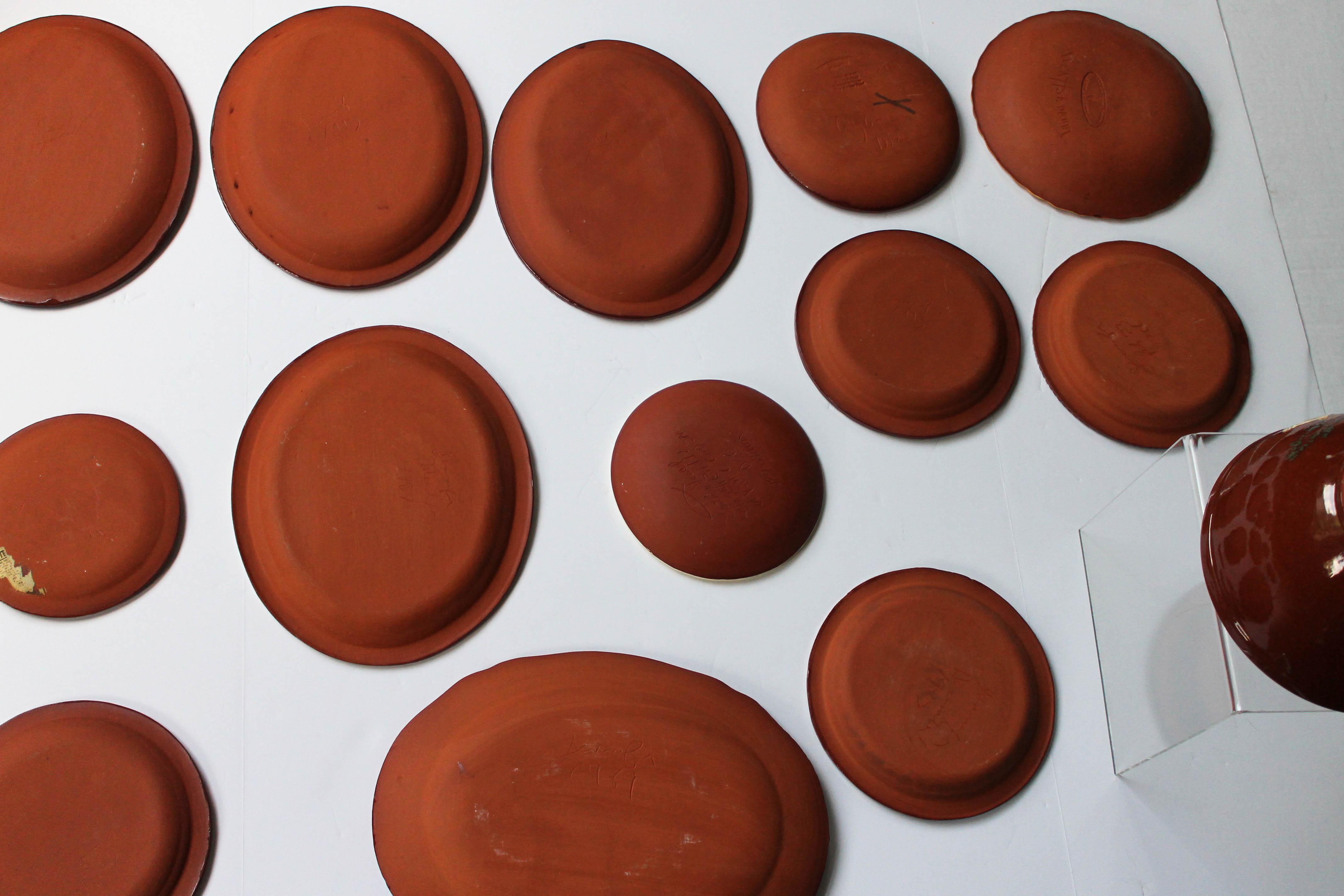 Exemplary Redware Pottery Collection