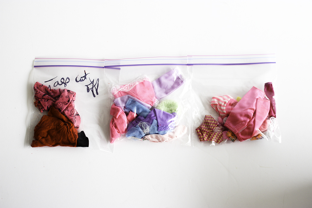 Vintage Barbie Clothes and Case