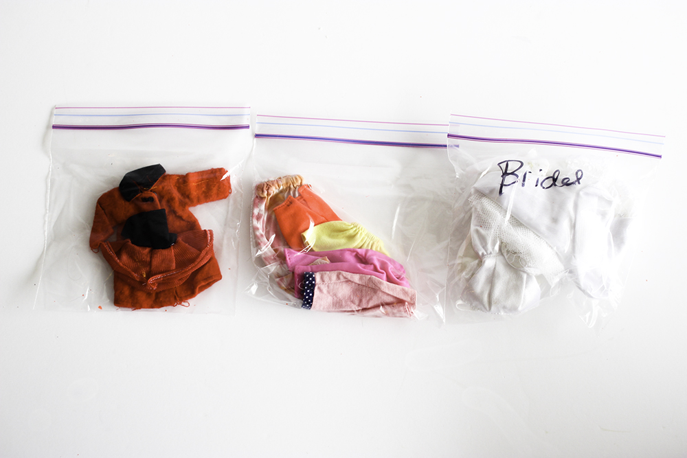 Vintage Barbie Clothes and Case