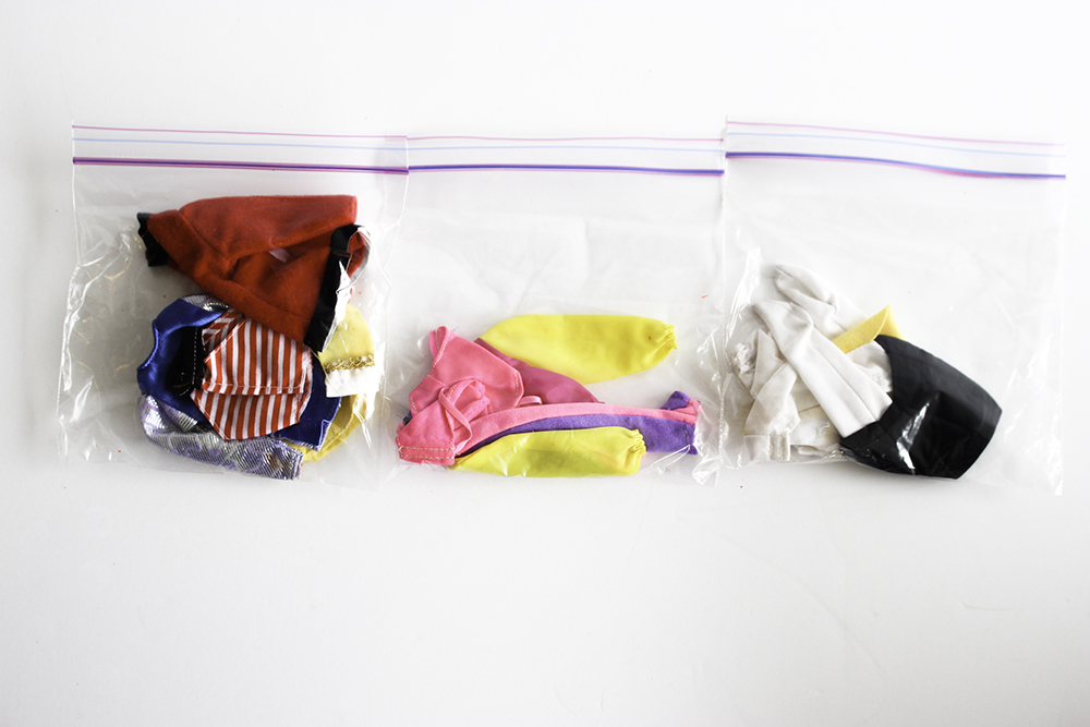 Vintage Barbie Clothes and Case