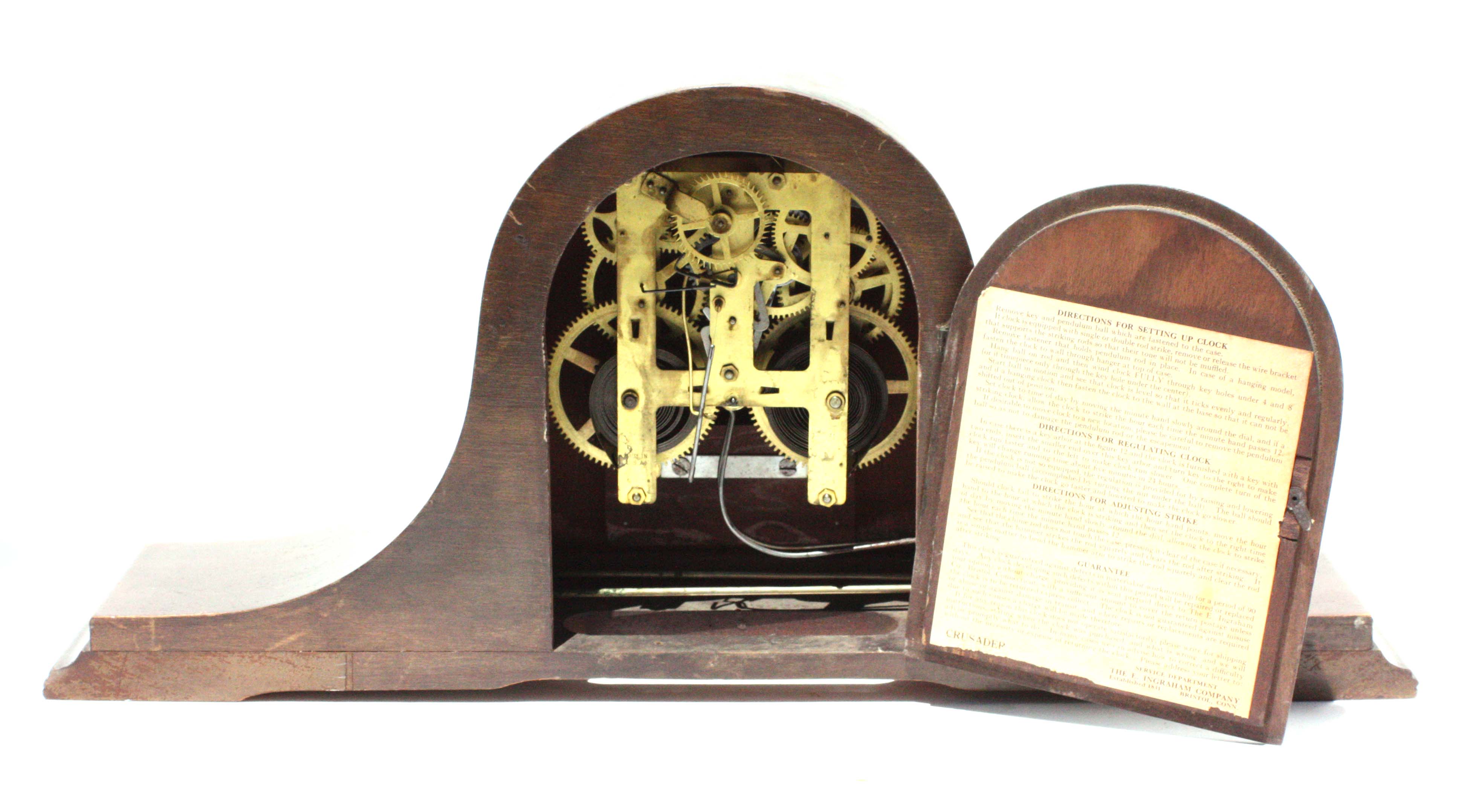 Ingraham Eight Day Mantel Clock