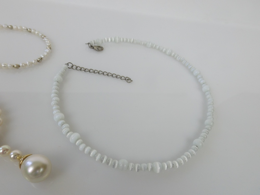 Faux Pearl and Rhinestone Jewelry