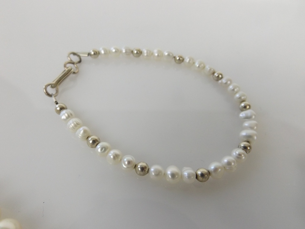 Faux Pearl and Rhinestone Jewelry