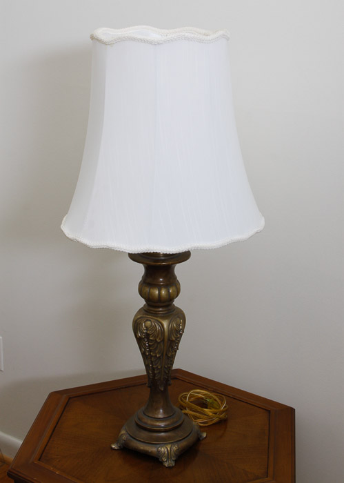 Brushed Brass Finish Table Lamp