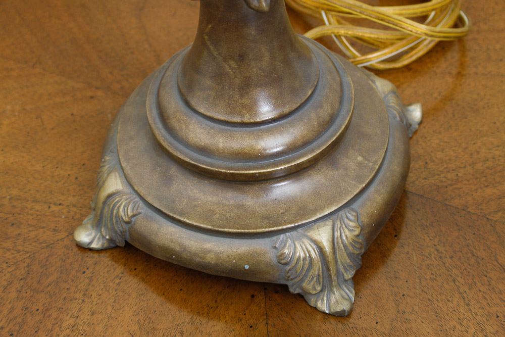 Brushed Brass Finish Table Lamp