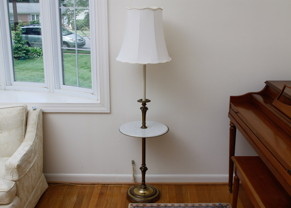 Brass Lamp Table
