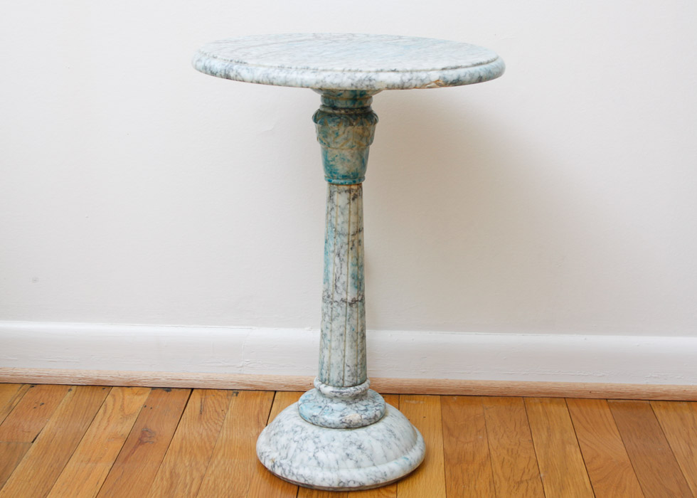 Blue Marble Pedestal