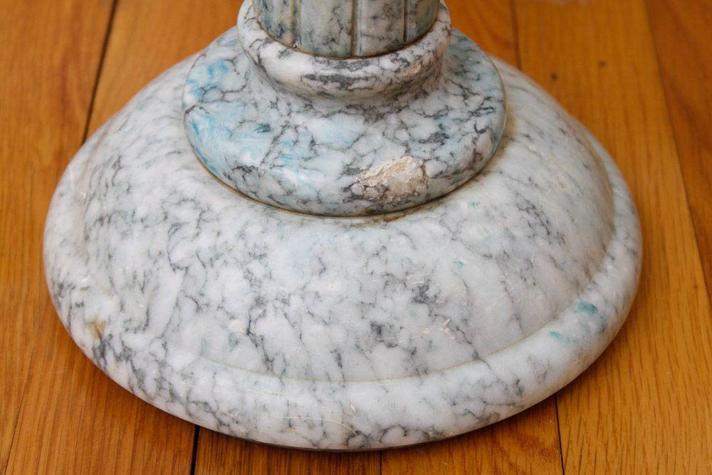 Blue Marble Pedestal