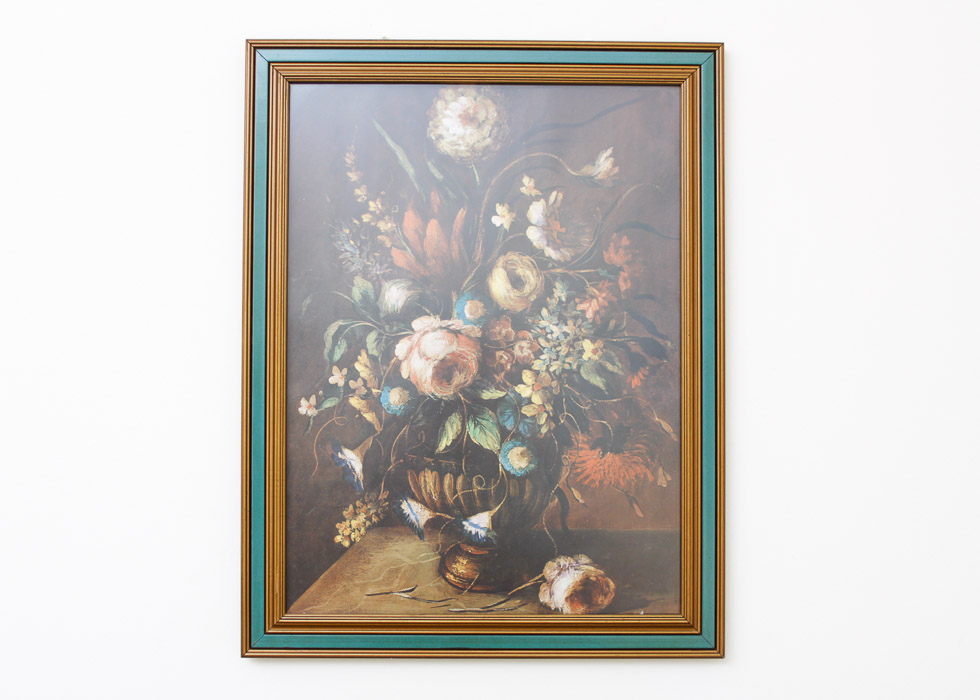Framed Floral Still Life Print