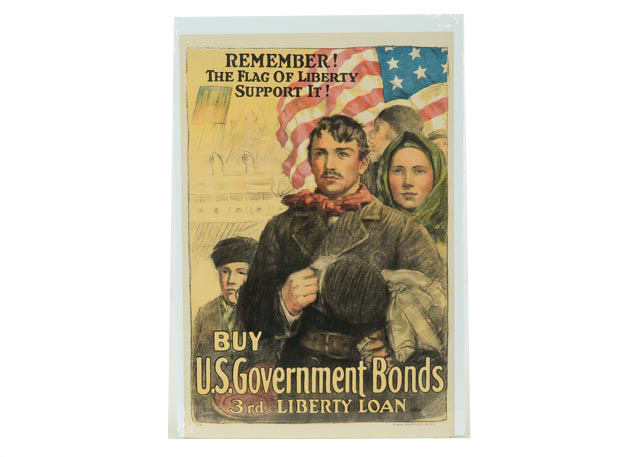 WWI Liberty Loan Color Lithograph Propaganda Poster