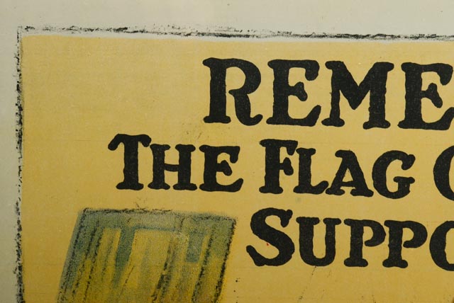 WWI Liberty Loan Color Lithograph Propaganda Poster