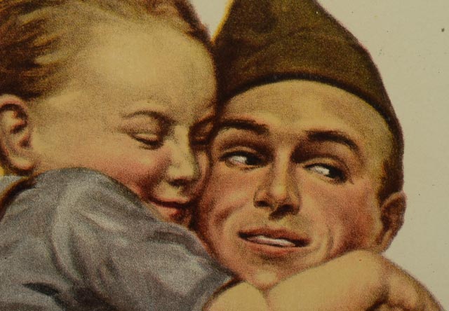 WWI Victory Liberty Loan Color Lithograph Propaganda Poster