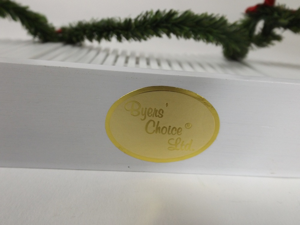 Byers' Choice Collectibles Picket Fence and Street Clock