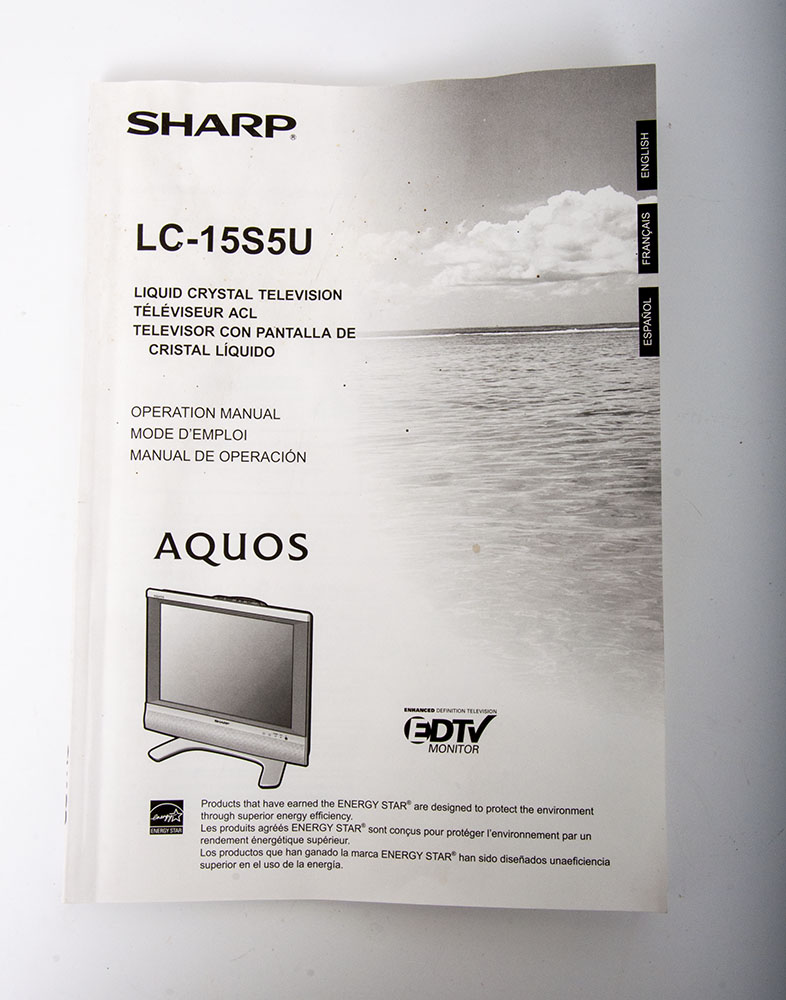 Sharp Aquos 15" LCD TV