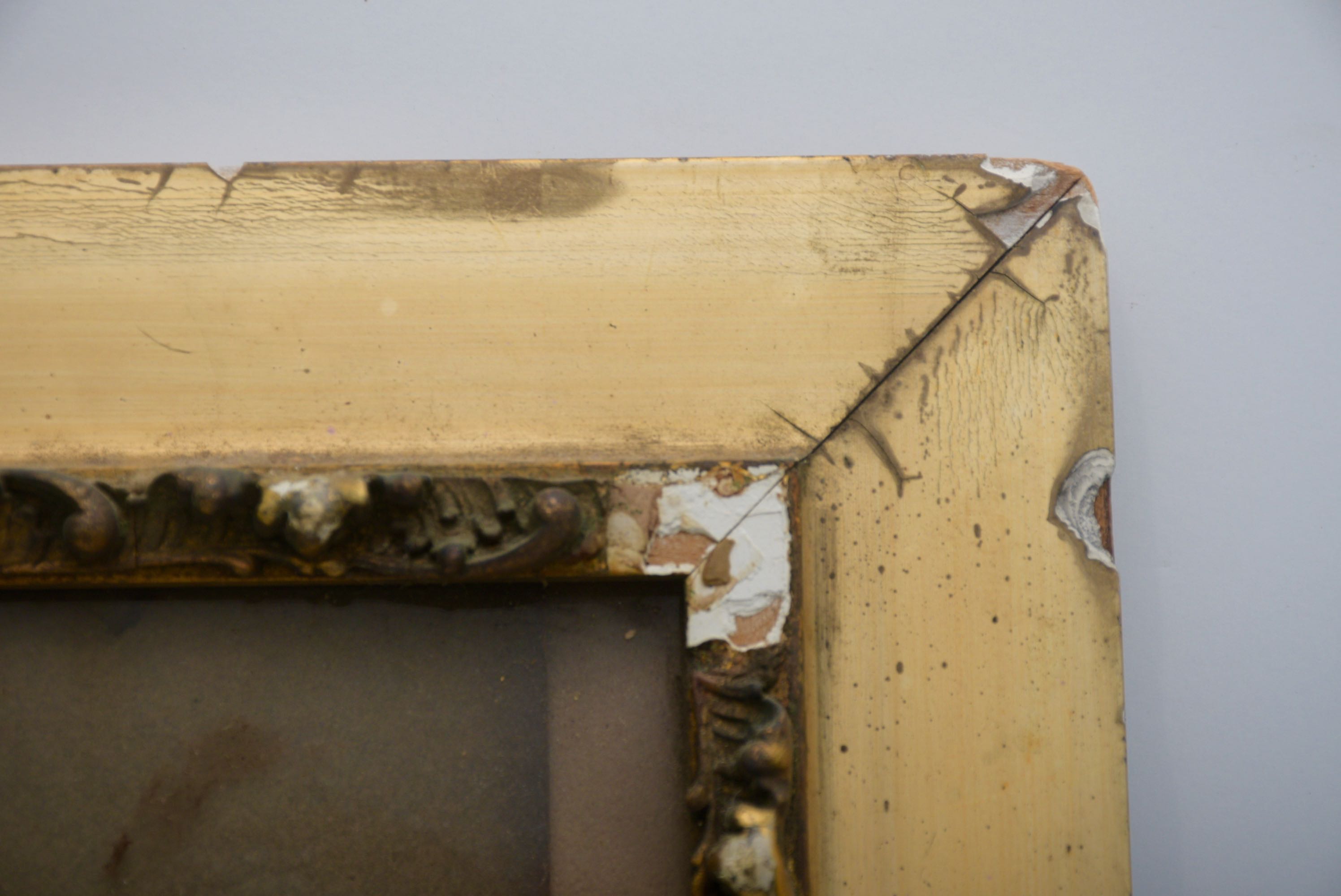 Victorian Framed Woman, Signed