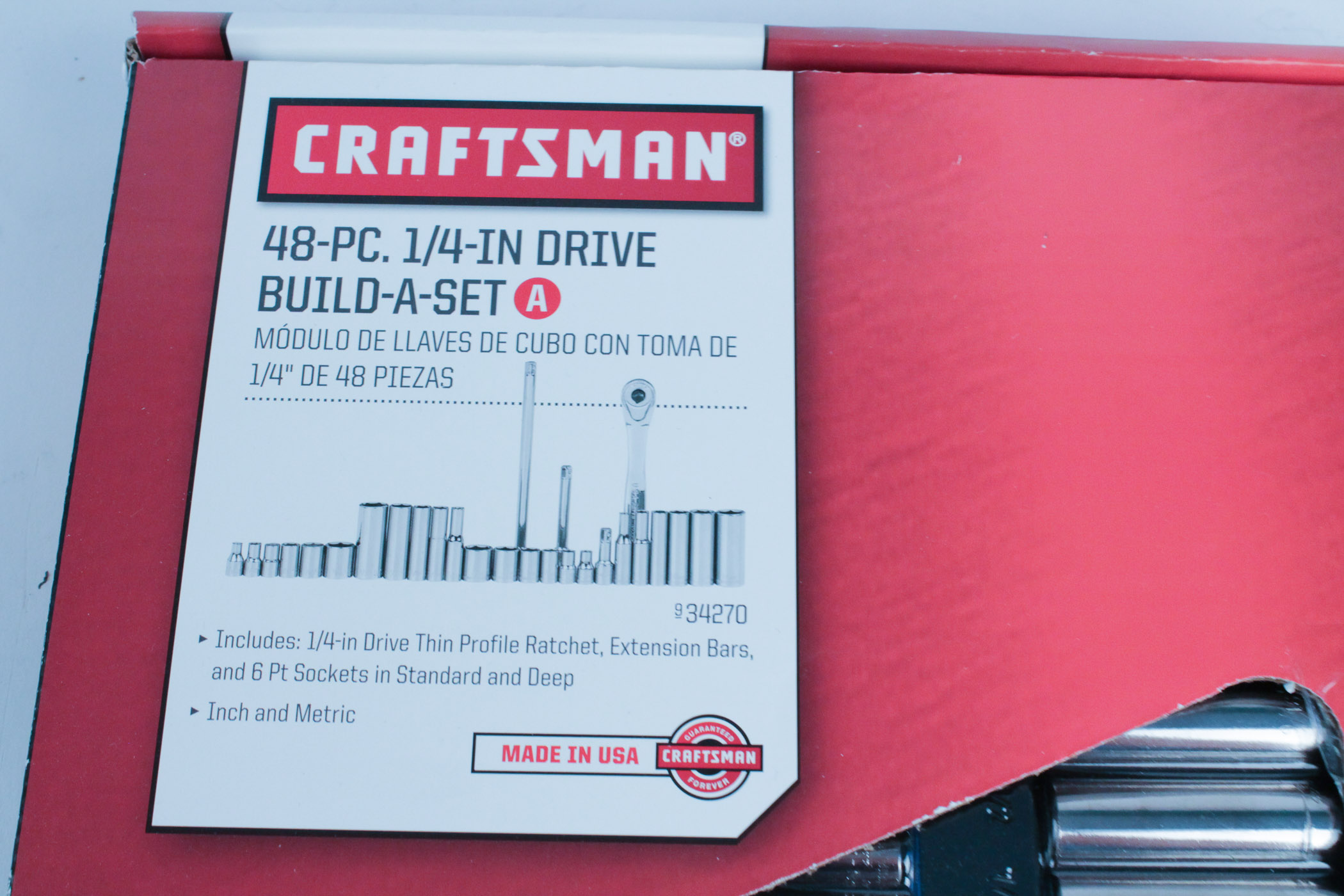 Craftsman 48 Piece Drive Socket Set