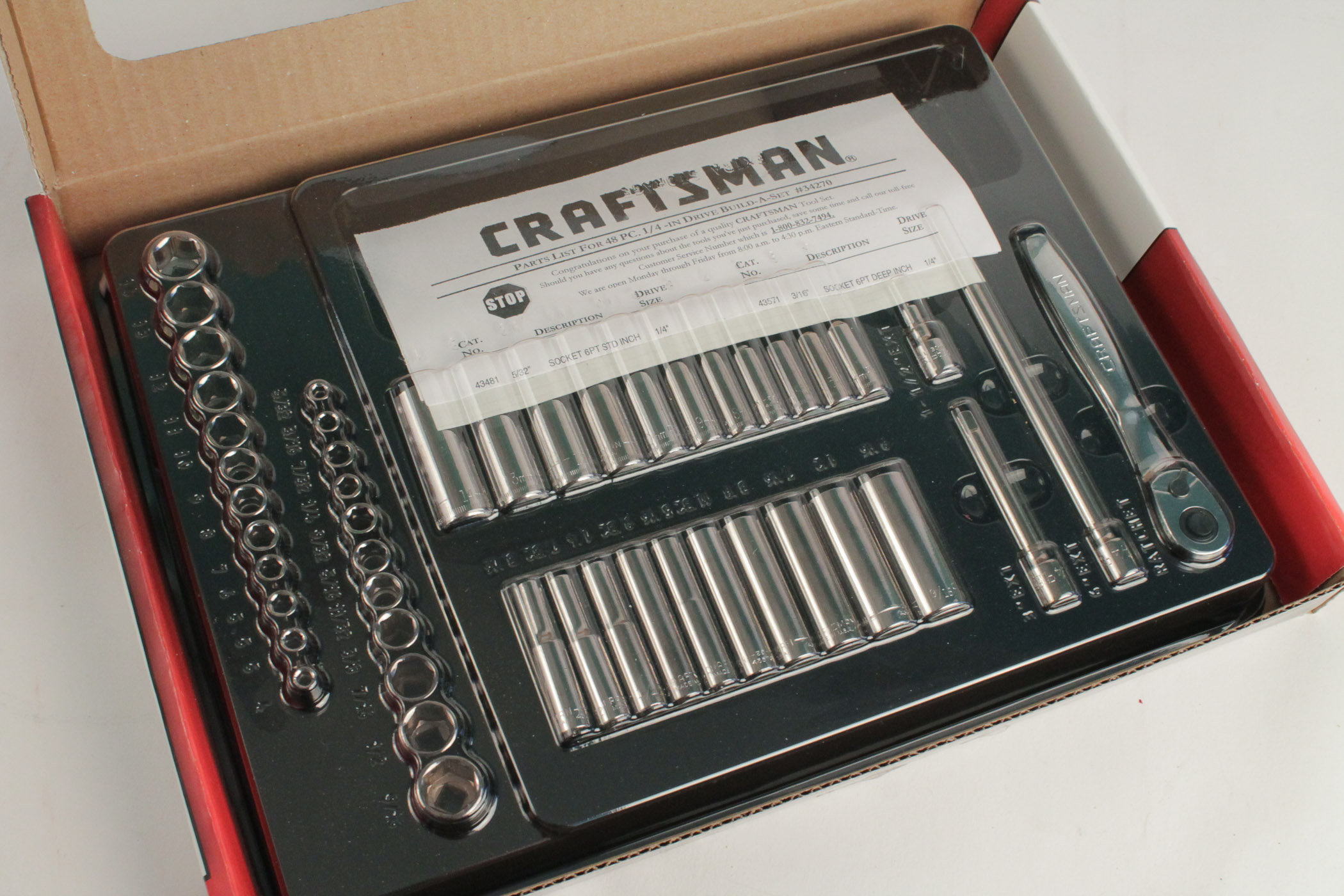 Craftsman 48 Piece Drive Socket Set