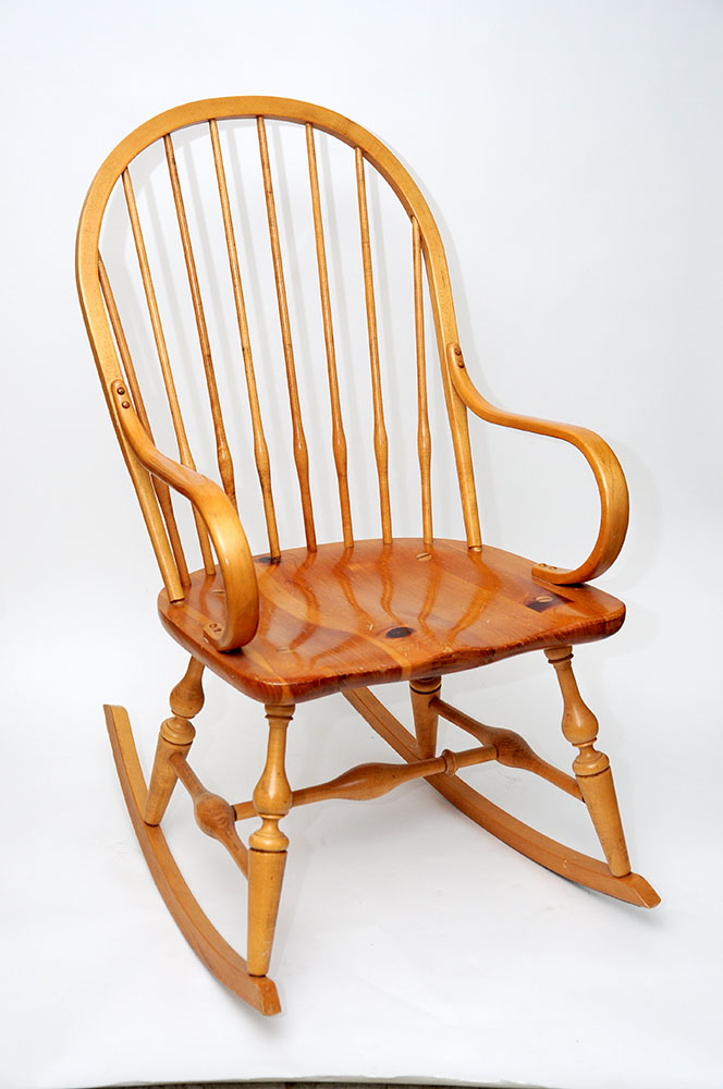 Ethan Allen Bow Back Rocking Chair