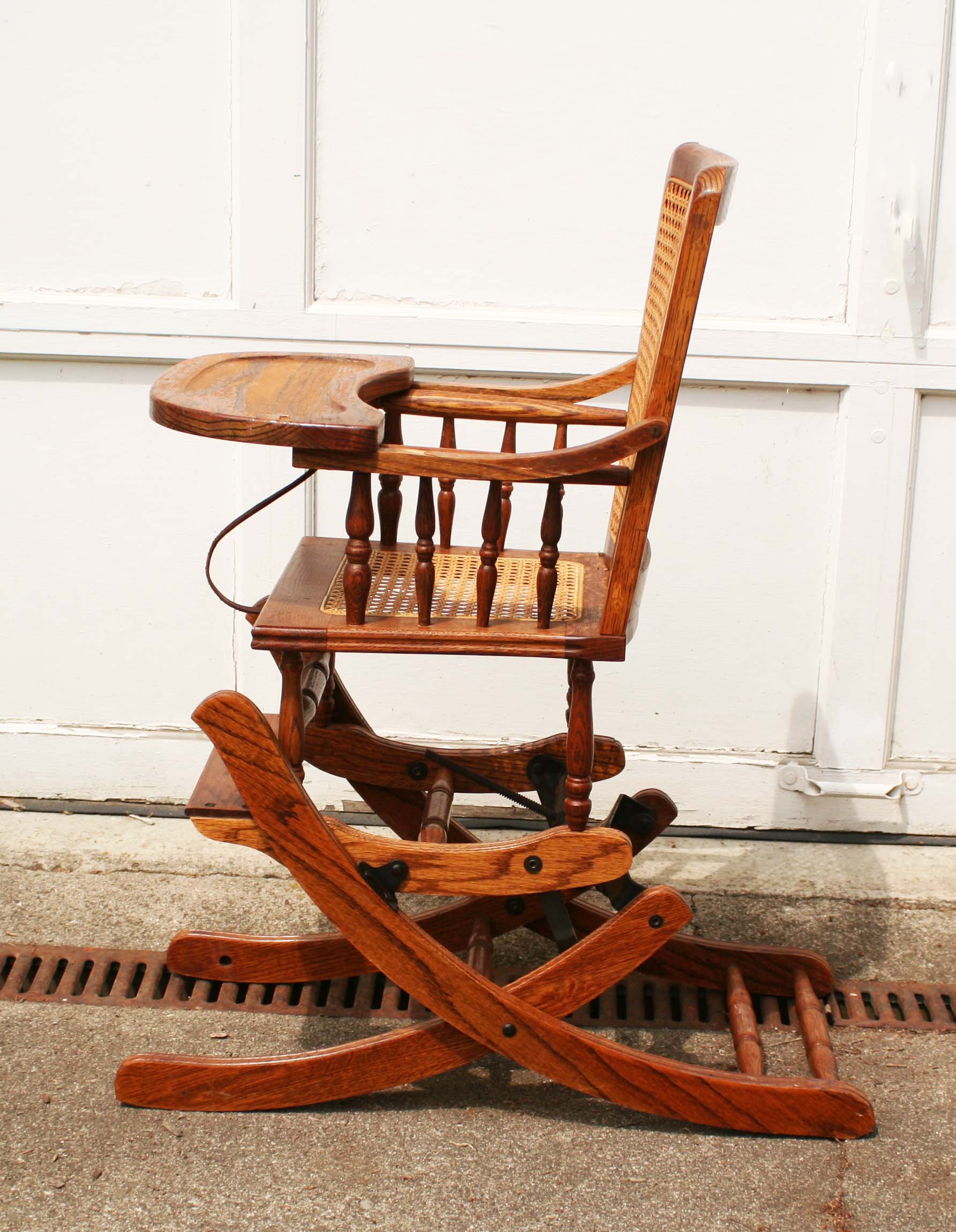 Vintage Convertible High Chair and Rocker