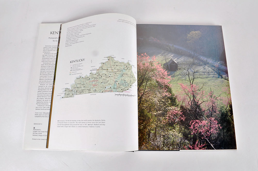 Collection of Kentucky Theme Coffee Table Books