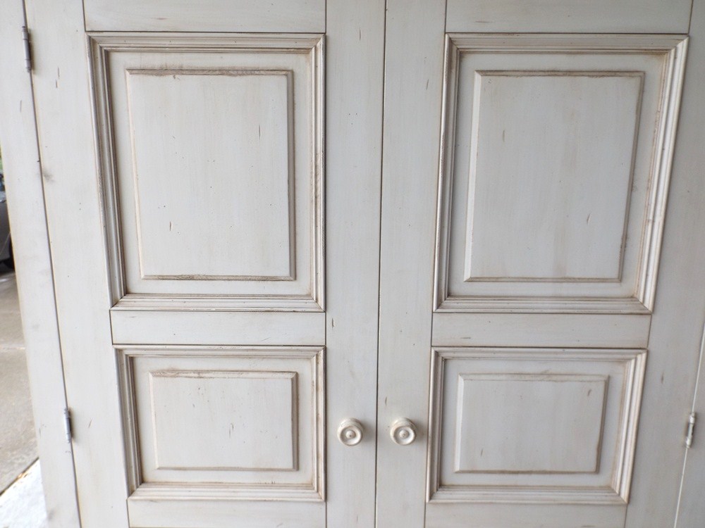 Ethan Allen "New Country" White-Painted Cabinet
