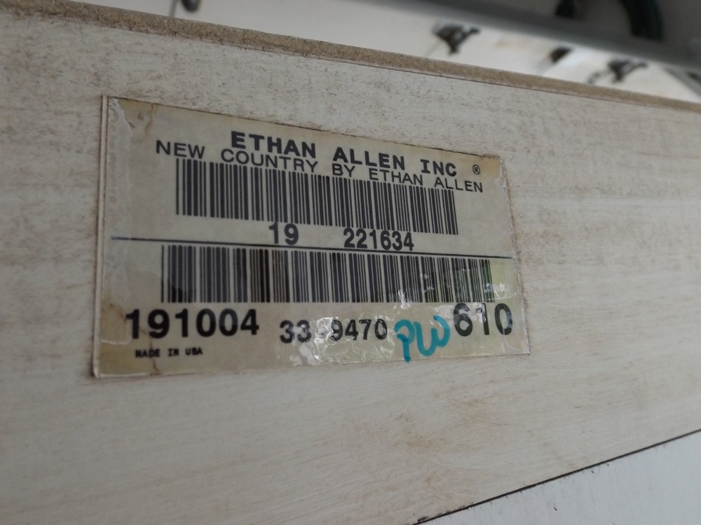 Ethan Allen "New Country" White-Painted Cabinet