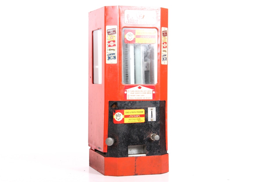 Select-O-Vend Vintage Candy Dispenser