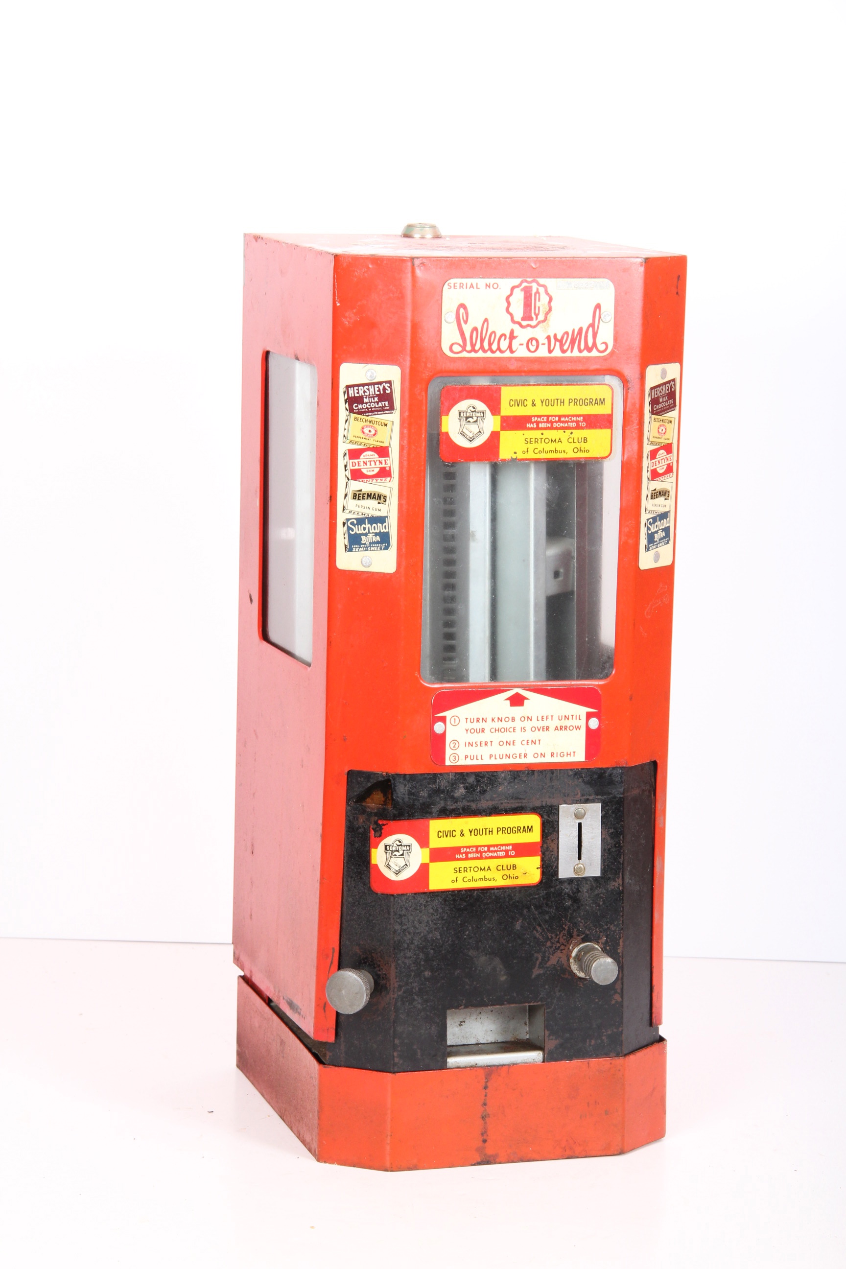 Select-O-Vend Vintage Candy Dispenser