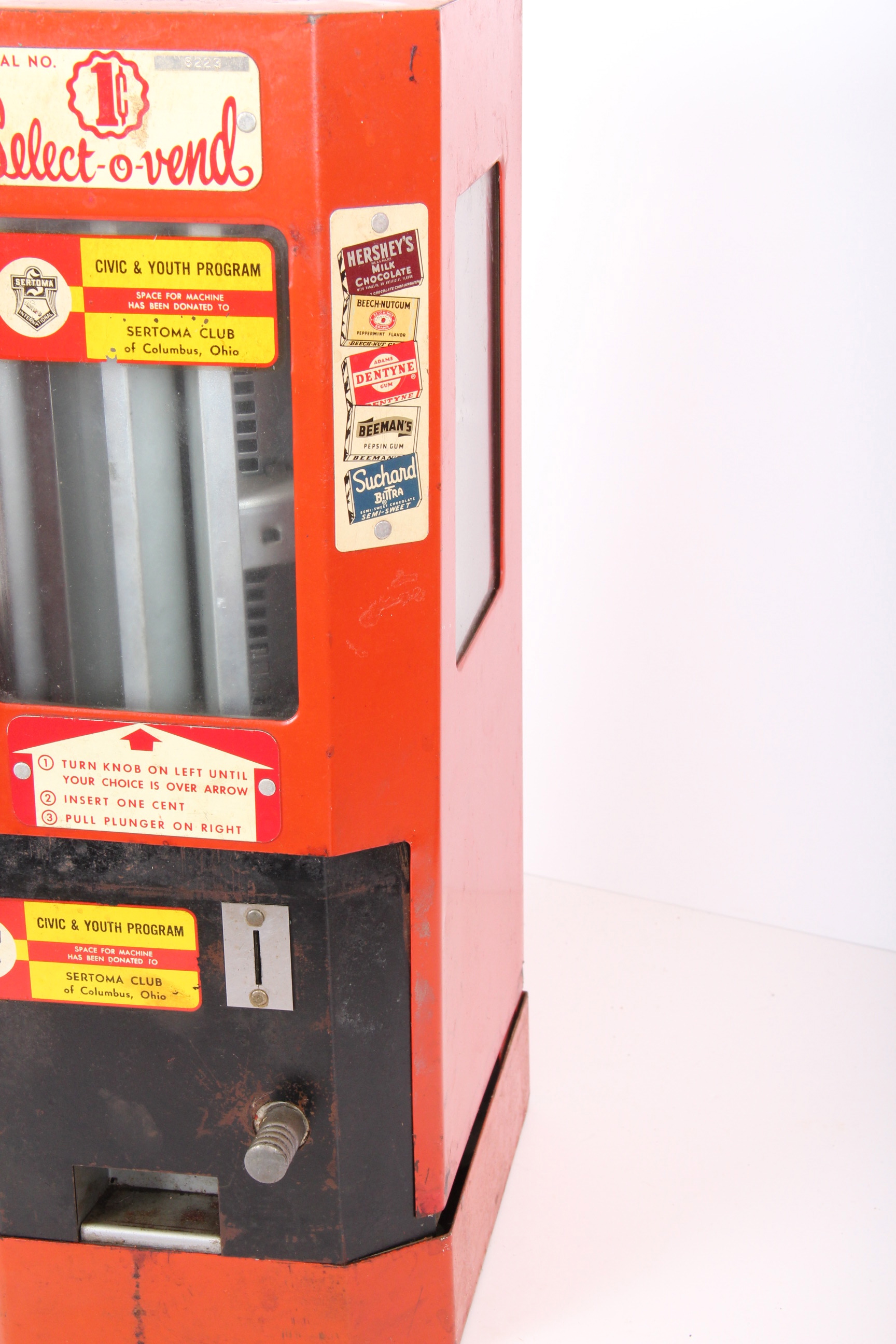 Select-O-Vend Vintage Candy Dispenser