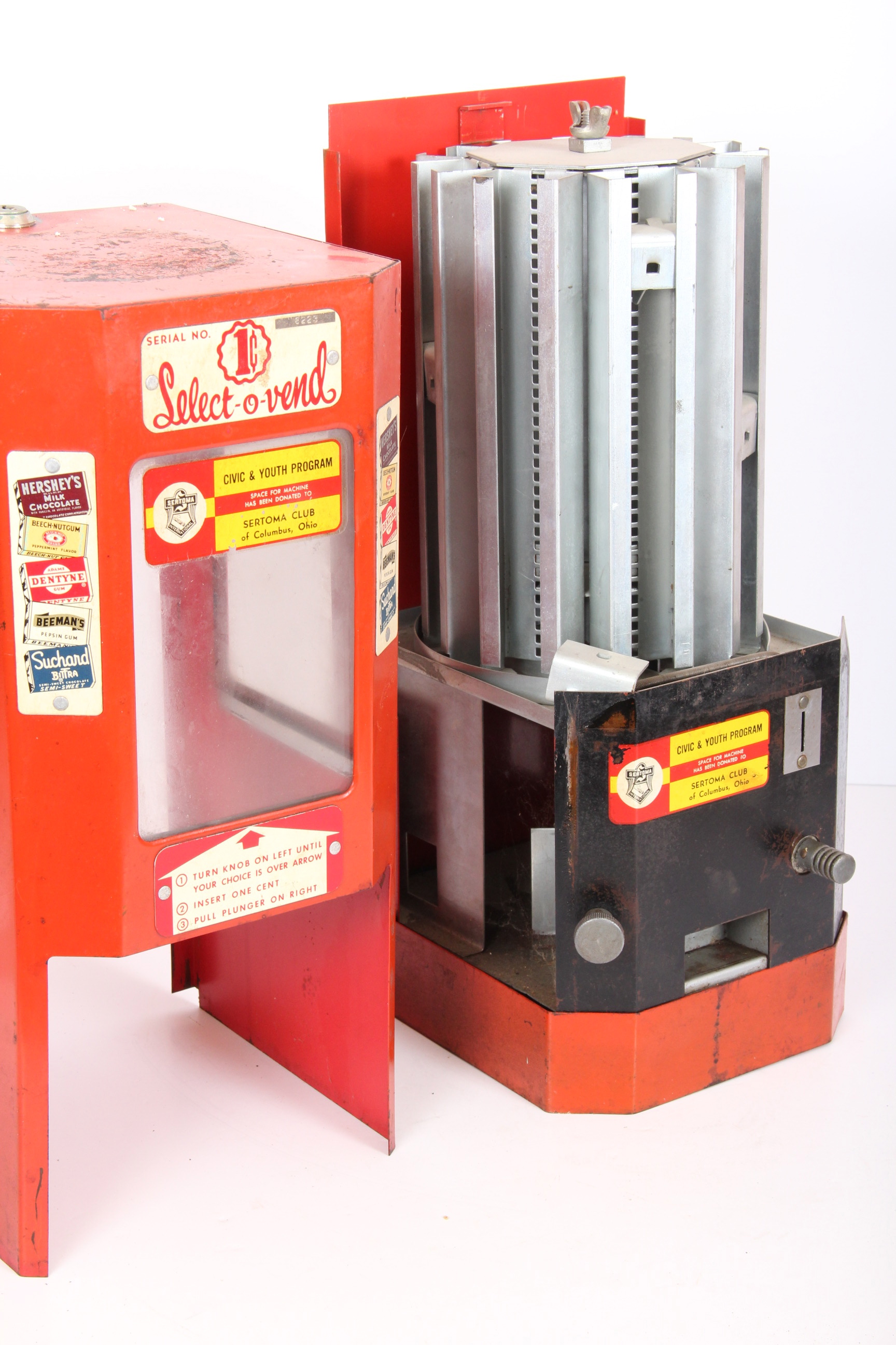 Select-O-Vend Vintage Candy Dispenser